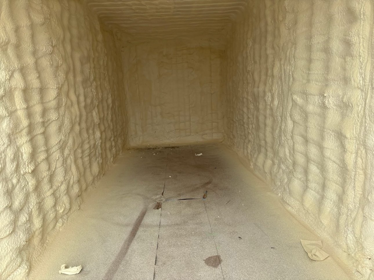 Spray foam fully sealed interior space South Louisiana