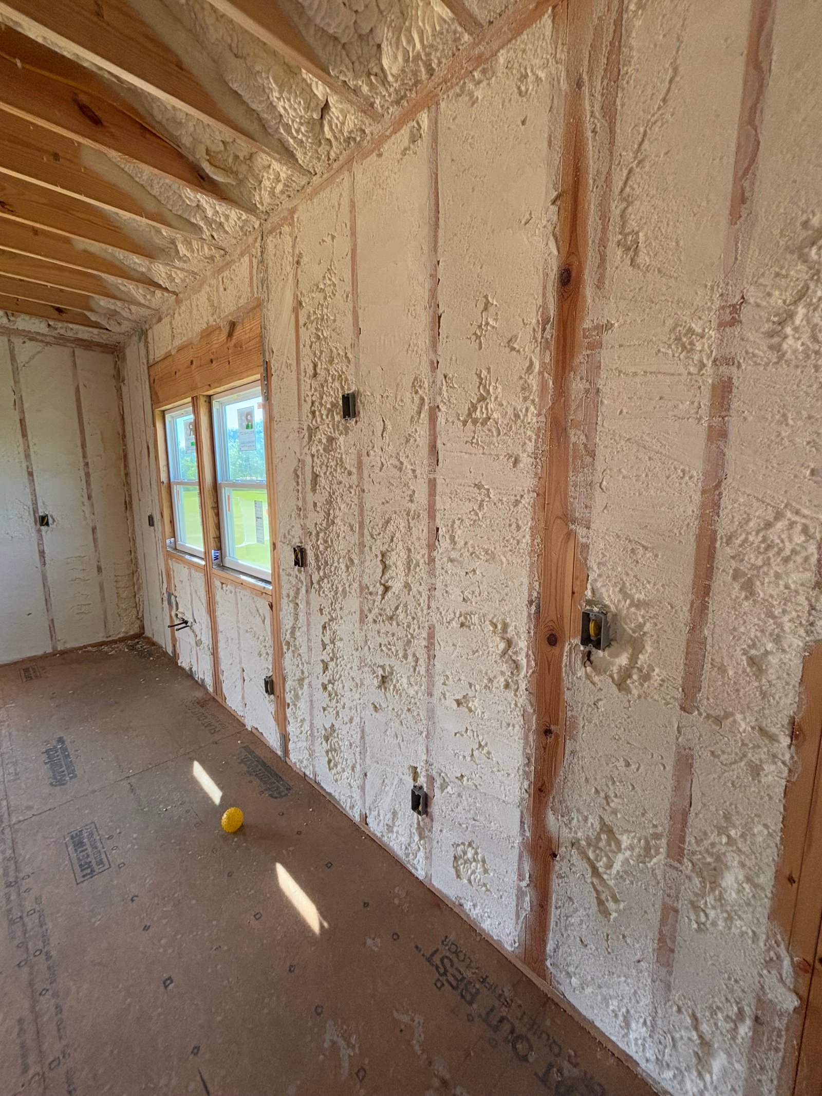 New construction spray foam walls and ceiling Louisiana